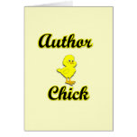 Author Chick Greeting Card
