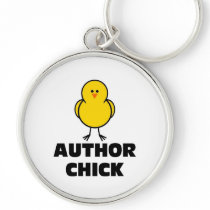 Author Chick Key Chain