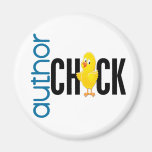 Author Chick Magnets