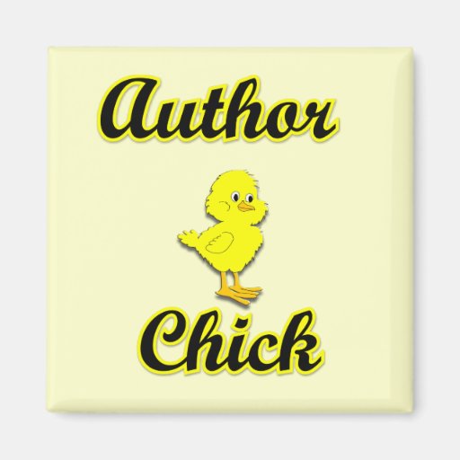 Author Chick Magnets