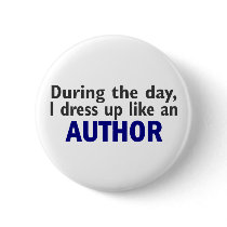 AUTHOR During The Day buttons by professiongifts AUTHOR During The Day buttons