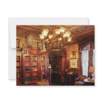 Author - In the Library Custom Invitation