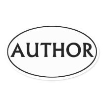 Author Oval Bumper Sticker