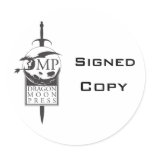 Author "signed copy" stickers