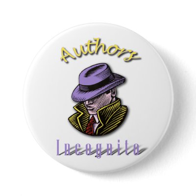 Authors Incognito Round Button by ByTheBecks