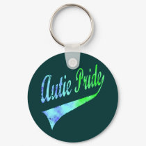 Autie Pride Keychain