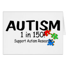 Autism 1 in 150 Support Research (PP) Cards