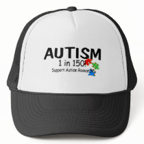 Autism 1 in 150 Support Research (PP) Hat