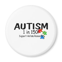 Autism 1 in 150 Support Research (PP) Magnet