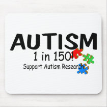 Autism 1 in 150 Support Research (PP) Mouse Mats