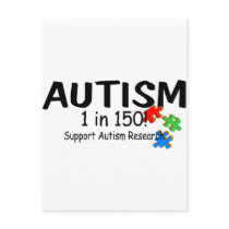 Autism 1 in 150 Support Research (PP) Post Card