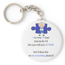 Autism 1 in 70 keychain