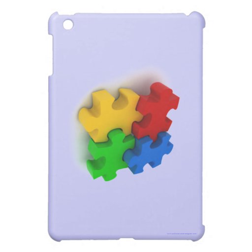 Autism 3D Puzzle Pieces iPad Mini Cases Covers Zazzle