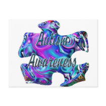 Autism 3D Puzzle postcards