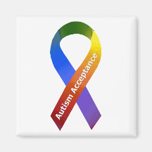 Autism Acceptance Refrigerator Magnets