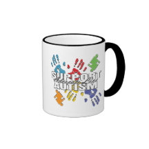 Autism Advocacy Handprints Mugs