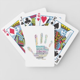 Autism Advocate Educate Playing Cards GoTeamKate