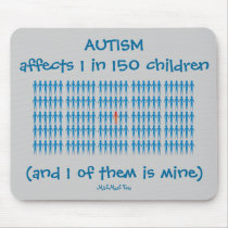 Autism Affects 1 In Every 150 Children mousepads