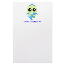 Autism Affects - Baby Cthulhu Stationery