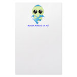 Autism Affects - Baby Cthulhu Stationery
