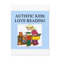 autism auristic kids love reading postcards