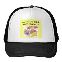 autism autistic kids love animals cats dogs mesh hats