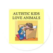 autism autistic kids love animals cats dogs stickers