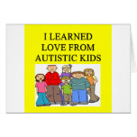 autism autustic kid son daughter love cards
