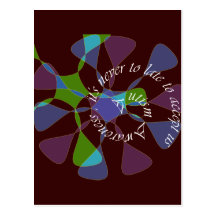 Autism Aware _never too late Postcards