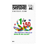 AUTISM AWARENESS 1 IN 150 HOW HIGH? POSTAGE