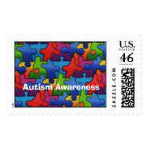 Autism Awareness 1 Postage Stamps
