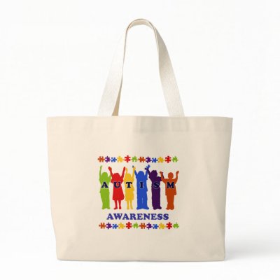Autism Awareness 2009 Tees and Gifts Canvas Bags by naturetees
