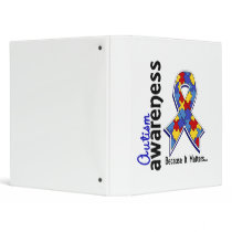 Autism Awareness 5 Vinyl Binders