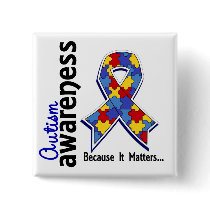 Autism Awareness 5 Pin