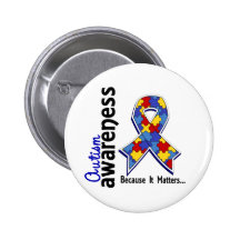 Autism Awareness 5 Buttons