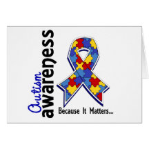 Autism Awareness 5 Greeting Card