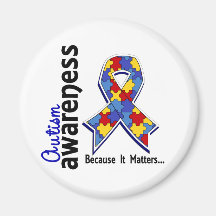 Autism Awareness 5 Magnets