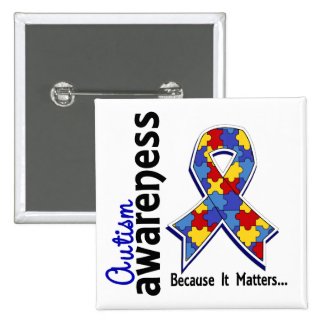 Autism Awareness Because It Matters Pin