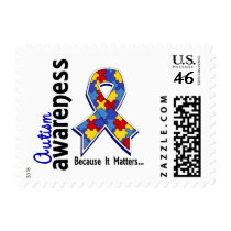 Autism Awareness 5 Postage Stamps