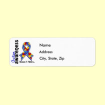 Autism Awareness 5 labels