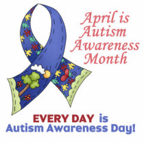 Autism Awareness April and Every Day photo sculptures by doonidesigns Autism Awareness April and Every Day photo sculptures