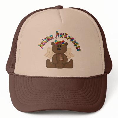 Autism Awareness Bear Hat by MishMoshTees