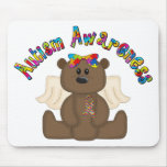 Autism Awareness Bear Mouse Pad