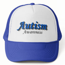 Autism Awareness (Blue/Blk) hats