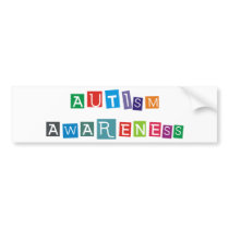 Autism Awareness bumper stickers by campagnaa Autism Awareness bumper stickers
