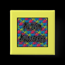 Autism Awareness buttons