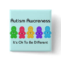 Autism Awareness Pinback Buttons