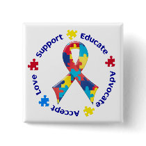 Autism Awareness Pins