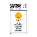 Autism Awareness Chick Stamps