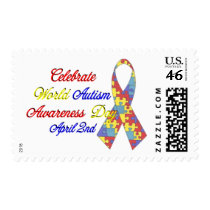 Autism Awareness Dayu Stamps